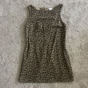Leopard Print Sleeveless Dress